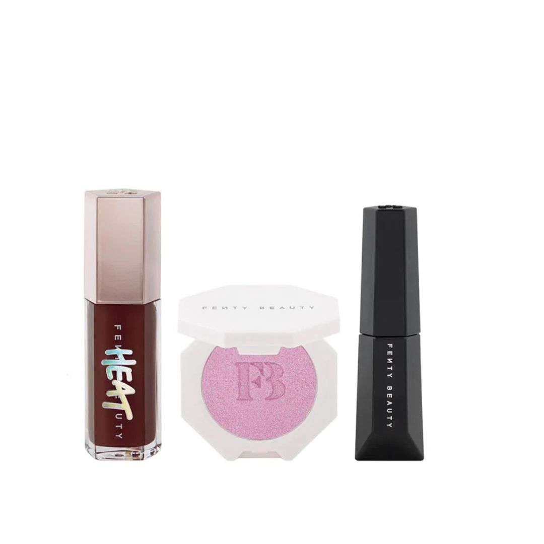 Fenty Beauty 3- Piece Lip Face-Eye Kit